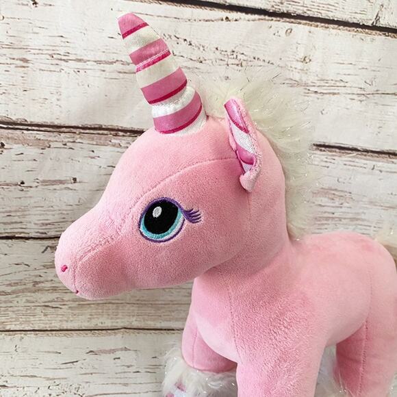 BUILD A BEAR Exclusive Employee Swirl Unicorn Plush 16" - Picture 2 of 7